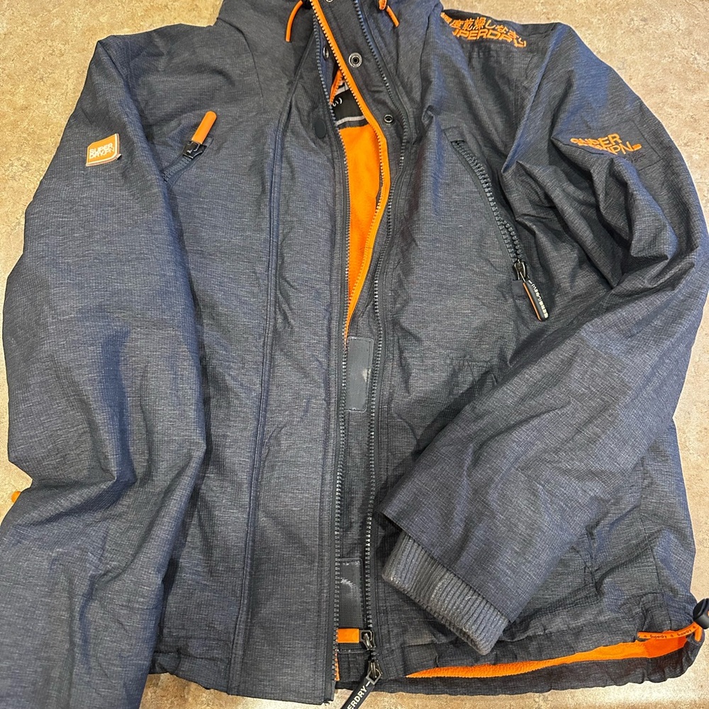 Men's Superdry ski coat Large